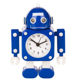 Robot Clock Moveable Bedside Alarm Analogue Clock Flashing Eyes and Sound  G