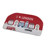 Fashionable D-shaped Nonslip Door Rug Bathroom Carpet Mat , NO.2