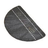 50*80 CM Semicircle Shaped Nonslip Doormat Entrance Mat  Bathroom Carpet Mat, A