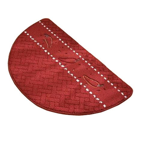 50*80 CM Semicircle Shaped Nonslip Doormat Entrance Mat  Bathroom Carpet Mat, B