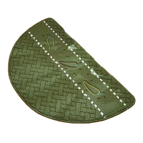 50*80 CM Semicircle Shaped Nonslip Doormat Entrance Mat  Bathroom Carpet Mat, C