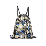 Travel Storage Bags Sports Backpack Drawstring Bag, Camouflage Pattern