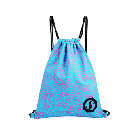 Travel Storage Bags Sports Backpack Drawstring Bag, Blue