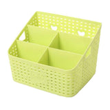 Multifunctional Compartment Stationery Office Supplies Holder Desk Organizer, Green
