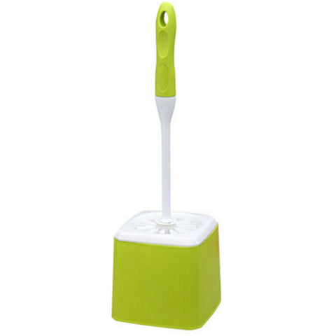 Creative Toilet Brush & Holder Set Toilet/Bathroom Cleaning Accessory, Green
