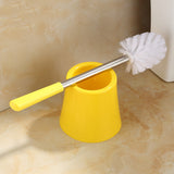 Durable Toilet Brush & Holder Set Bathroom Closestool Cleaning Accessory, Blue