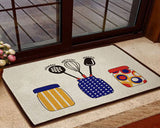 Bedroom Carpet Kitchen Bathroom Non-slip Cotton Door Mat (40 By 60cm) Bottle