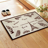 Bedroom Carpet Kitchen Bathroom Non-slip Cotton Door Mat (40 By 60cm) The World