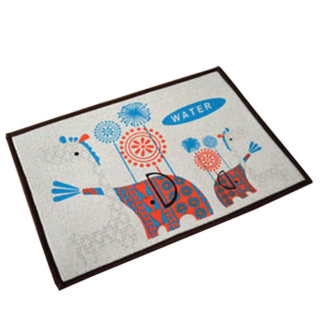 Bedroom Carpet Kitchen Bathroom Non-slip Cotton Door Mat (40 By 60cm) Elephant