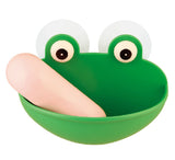 Creative Bathroom Frog Strong Chuck Soap Holder Soap Box