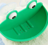 Creative Bathroom Frog Strong Chuck Soap Holder Soap Box
