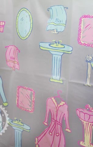 Waterproof Beautiful Day Bathroom Shower Curtain (180*180cm)