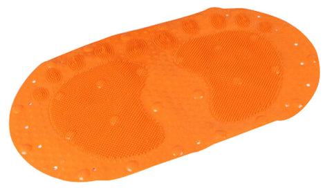Children Baby Foot Bathroom Mat Bathr Mat Non-slip Mat Orange