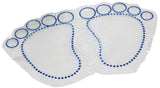 Children Baby Foot Bathroom Mat Bathr Mat Non-slip Mat Blue