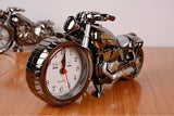 Original Two-tone Black Motorcycle Clock  Bedside Alarm Clock Desktop Clock