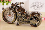 Original Black Motorcycle Clock  Bedside Alarm Clock Desktop Clock