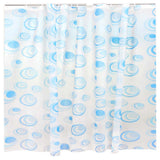 Fresh Blue Bubble Bathroom Shower Thick Waterproof Curtain(Multicolor)