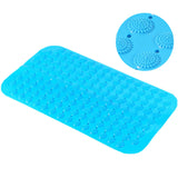Creative PVC Massage Mats Bathroom Mat Non-slip Mats Rugs Skyblue 14.9"*27.5"