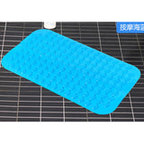 Creative PVC Massage Mats Bathroom Mat Non-slip Mats Rugs Skyblue 14.9"*27.5"
