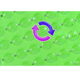 Creative PVC Massage Mats Bathroom Mat Non-slip Mats Rugs Green 14.9"*27.5"