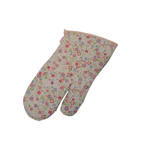 Decorative Pattern Fashion Comfortable  Cotton Oven Mitts ,A  Pair