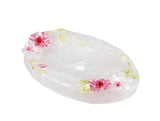 "Bathroom Resin Shower Soap Box Creative Soap Dish Decorative Soap Holder 5.47""x3.58""x0.98""(Flower)"