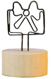 Set of 5 Wooden Creative Memo Holders Message Notes Postcard Photo Clips Memo Clip Decoration #1