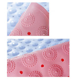 "Tasteless TPR Bathroom Non-slip Mat Bathtub Mat Bath Foot Pad Shower Mat 18.89""x31.1""(Pink)"