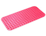 "PVC Bathroom Non-slip Mat Bathtub Mat Bath Foot Massage Pad Shower Mat 14.17""x27.95""(Red)"