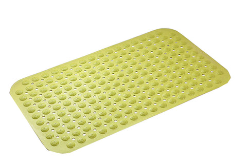 "PVC Bathroom Non-slip Mat Bathtub Mat Bath Foot Massage Pad Shower Mat 14.17""x27.95""(Green)"