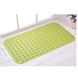 "PVC Bathroom Non-slip Mat Bathtub Mat Bath Foot Massage Pad Shower Mat 14.17""x27.95""(Green)"