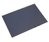 "PVC Plastic Bathroom Non-slip Mat Bath Foot Pad Shower Mat 17.71""x25.59""(Grey)"