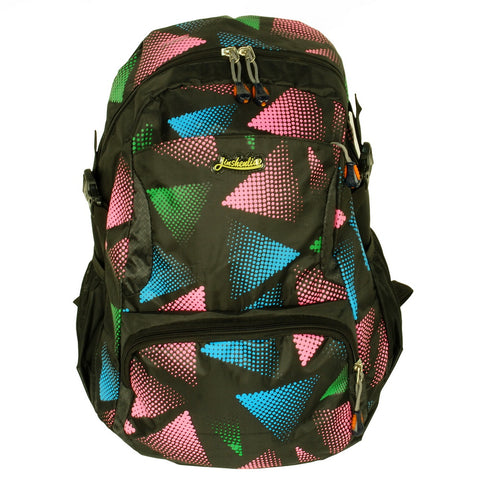 Blancho [Carpe Dieme] Multipurpose Outdoor Backpack /  Dayback / School Bag - Blue & Pink