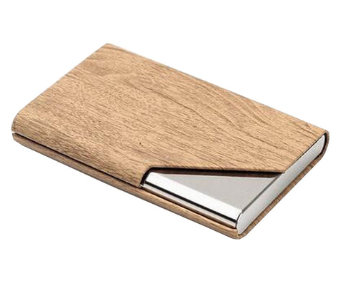 Modren Bussiness Card Case Name card Case Name Card Holders [Wood Grain]