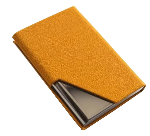 Modren Bussiness Card Case Name card Case Name Card Holders [Yellow]