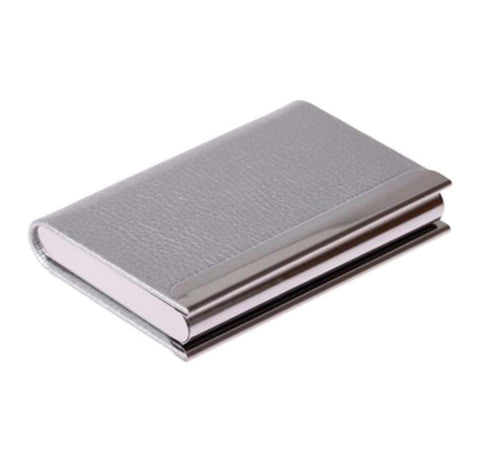 High-end Business Card Holder Fashion Large Capacity Card Case-Silver