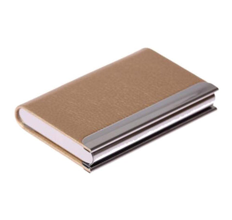 High-end Business Card Holder Fashion Large Capacity Card Case-Gold
