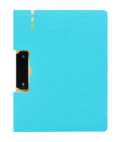 Set of 1 Document Holder Cover File Clip Board - Blue