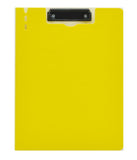 Clip Binder Document File Organizer Holder Yellow