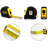 Tape Measure with Magnetic End Hook,Metric Inch Dual System,7.5m/24 Ft