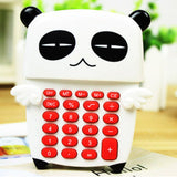 Lovely Cool Panda&Angel Wings Portable Mini Solar Pocket Calculator 8 Digitals