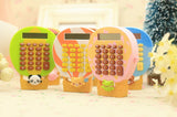 8 Digits LCD Display Ballon Shape Business Mini Calculator, Pink