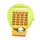 8 Digits LCD Display Ballon Shape Business Mini Calculator, Green