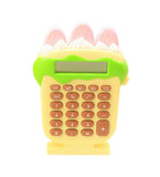 8 Digits LCD Display Strawberry ice cream Shape Business Mini Calculator, Yellow