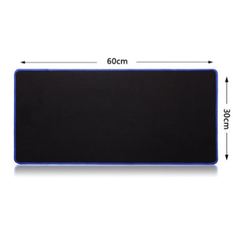 Large Mouse Pads Laptop Mouse pad for Office Black, Blue Brim(60*30cm)