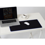 Large Mouse Pads Laptop Mouse pad for Office Black, Blue Brim(60*30cm)