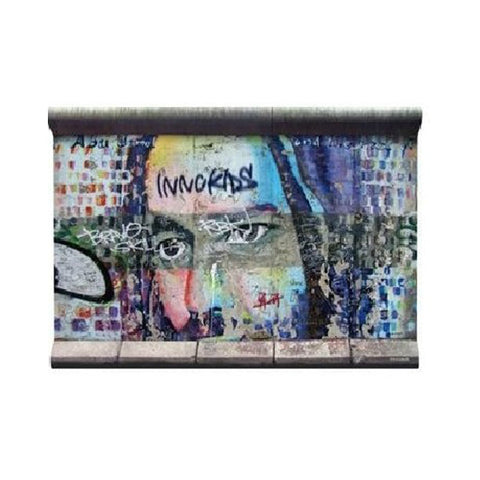 Skidproof Texture Natural Rubber Mouse Mat Berlin Wall Patter