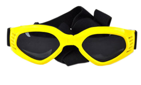 Fashion Pet Dog Goggles UV Sunglasses Perfect Sun Glasses Eye Wear Yellow