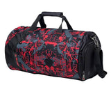 Fashion Sports Duffel Bag Gym Bag Sports Bag Travel Bag Camouflage Red