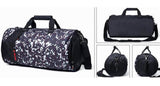 Fashion Sports Duffel Bag Gym Bag Sports Bag Travel Bag Camouflage White